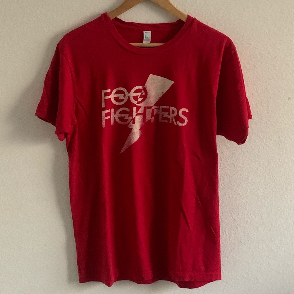 Foo Fighters Red Lightning T-shirt.